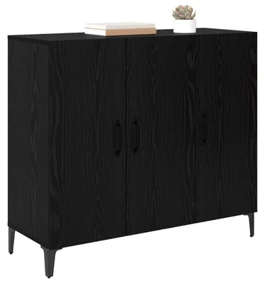Zdjęcie produktu dla vidaXL Kredens o wyglądzie czarnego dębu 34 x 90 x 80 cm materiał drewnopochodny