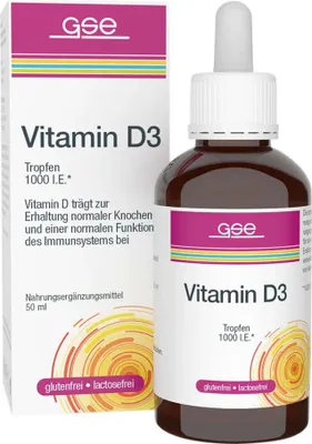 Produktbild von Gse Vitamin D3 Tropfen 1000 I.E. 50 ml