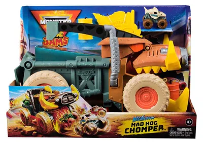 Image de van der Meulen Monster Jam Mini Megalodon Mad Hog Chomper Set de jeu
