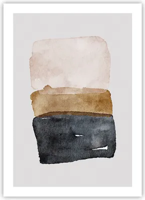 Produktbild von Poster - Poster ohne Rahmen - Abstraktion die Farben Aquarell - 50x70 cm - Wand Bild - Wanddeko - Wandbilder - Kunstposter - Wandposter - Bilder - Kunstdruck - Wanddekoration - P2XPA50x70-4947