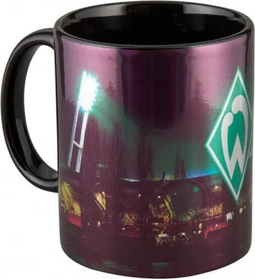 Produktbild von Werder Bremen Tasse Werder-Stadion metallic 0
