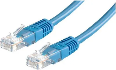 Obrázek produktu pro VALUE UTP, Cat6, 0.5m, 0,5 m, Cat6, U/UTP (UTP), RJ-45, RJ-45, Modrá
