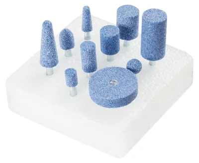 Immagine prodotto di PFERD TOUGH set di punte montate 10 pz. gambo Ø 6 mm CO46 per materiali difficili da lavorare