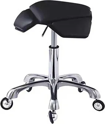 Image de 360Home fauteuil de barbier fauteuil pivotant 360° soulevable petit tabouret noir