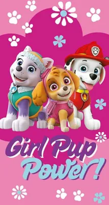 Obrázok produktu pre Detská osuška Paw Patrol Girl Pup Power
