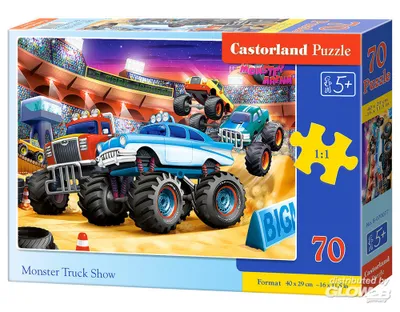 Produktbild von CASTORLAND Puzzle Monster Truck Show 70 Teile