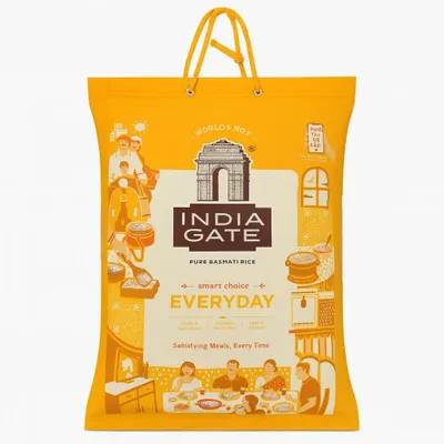 Zdjęcie produktu dla Ryż basmati India Gate Everyday 5 kg – długoziarnisty sypki delikatny