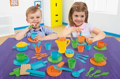 Produktbild von Molto Spielgeschirr Kinder Service Küchenzubehör 45-tlg.