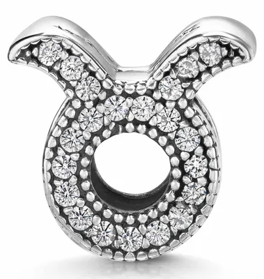 Produktbild von MATERIA by Matthias Wagner Sternzeichen Charm Stier Silber 925 mit Zirkonia 14