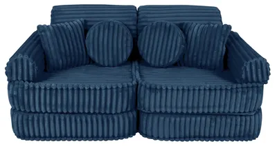 Image de Canapé Pocket 120 cm velours 10 pcs CHURROS enfant modulable mousse OEKO TEX jeu