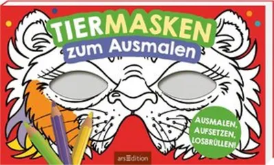 Produktbild von Tiermasken zum Ausmalen