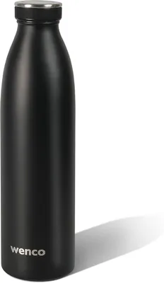 Produktbild von wenco Trinkflasche Edelstahl 0,75l / 750ml isoliert und auslaufsicher für kalte und heiße Getränke