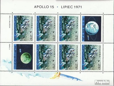 Produktbild von Briefmarken Polen 1971 Mi Block48 (kompl.Ausg.) postfrisch Apollo 15
