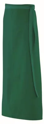 Produktbild von Bistroschürze XXL 130 x 100 cm, flaschengrün : Flaschengrün : 65% Polyester 35% Baumwolle