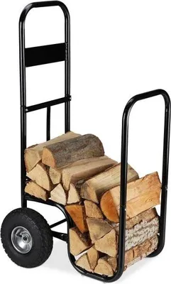 Image de Chariot en bois à roulettes