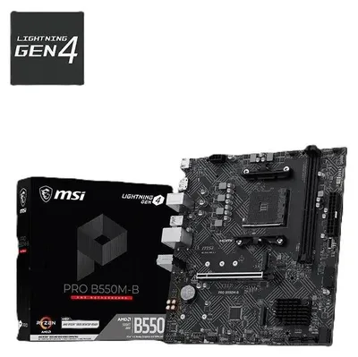 Imagen del producto de MSI Placa Base PRO B550M-B mATX AM4