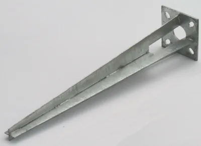 Produktbild von Bodenhülse Einschlaghülse 34 mm Pfostenträger Kopfplatte Strebe Maschendrahtzaun