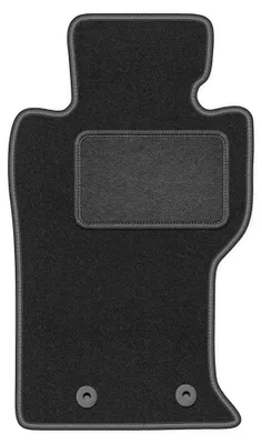 Image de Tapis conducteur en moquette pour Mazda MX-5 IV 2014- (coupé/cabriolet) – 1 pièce, gris graphite, sur mesure – Wielganizator LUX