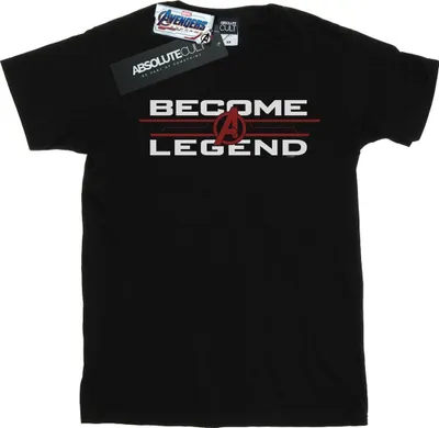 Produktbild von Marvel - "Avengers Endgame Become A Legend" T-Shirt für Herren BI7568 (S) (Schwarz)