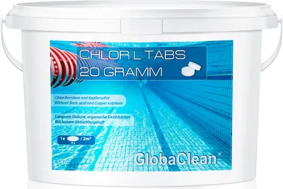 Produktbild von 3 kg Pool Chlor L Tabs 20g