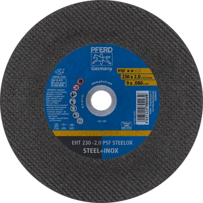 Produktbild von PFERD TOOLS Trennscheibe EHT 230x2,0x22,23 mm gerade Universallinie PSF STEELOX für Stahl/Edelstahl
