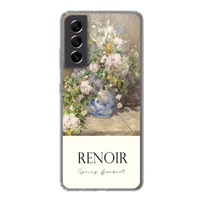 Produktbild von MuchoWow® Handyhülle Schutzhülle Hülle für Samsung Galaxy S21 FE Kunst - Blumen - Alte Meister Silikon Softcase Handy Hülle - Mobiltelefonhülle