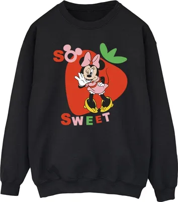 Produktbild von Disney - "So Sweet Strawberry" Sweatshirt für Herren BI40050 (XXL) (Schwarz)