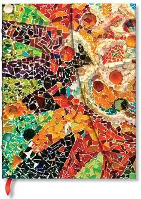 Zdjęcie produktu dla Gaudi's Sun (Gaudi's Mosaics) Ultra Unlined Hardback Journal (Wrap Closure)
