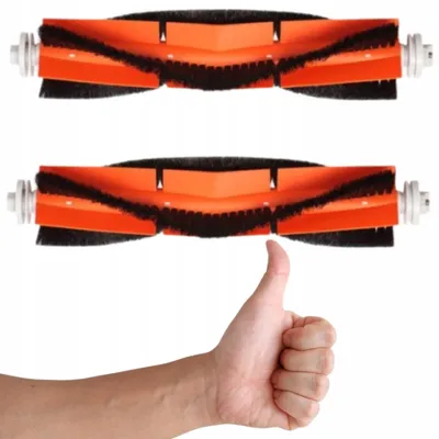 Obrázek produktu pro Hlavní kartáče pro Xiaomi Vacuum-Mop 1C - 2 kusy - Vhodné také pro modely Mop 2 Pro+, S10+, X10 - Pro robotické vysavače