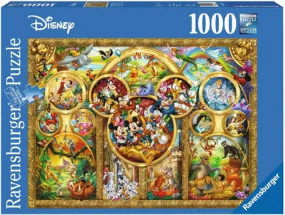 Image de puzzle Ravensburger 1000 pièces Les plus beaux thèmes Disney 15266
