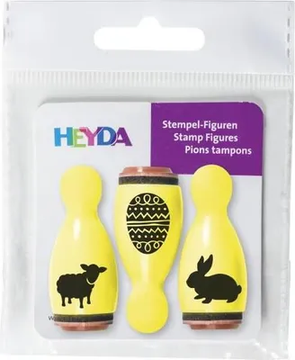 Produktbild von HEYDA 20-48 886 57, Stempel-Set für Kinder, Schwarz, Gelb