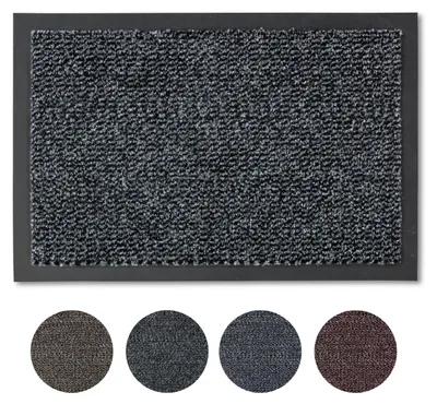 Produktbild von Fußmatte rutschfest 80 x 120 cm, Polypropylen, anthrazit, für Eingang