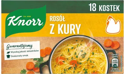 Zdjęcie produktu dla Knorr Rosół Rosół z kury 9 l 180g