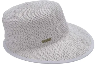 Seeberger Rollbare Schute Borten-Strohhut mit UV-Schutz 80 in beige