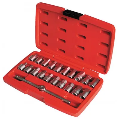 ASTA Steckschlüsselsatz für Ölablassschrauben 3/8" und 1/2"
