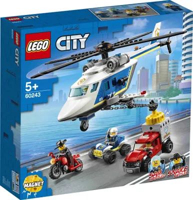 Produktbild von LEGO City Verfolgungsjagd mit Polizeihubschrauber, 60243