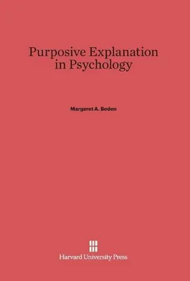 Produktbild von Purposive Explanation in Psychology
