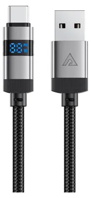 Immagine prodotto di Acefast C15-04 Cavo Usb-A - Usb-C con display 480Mb/S 66W 1,2M - Nero