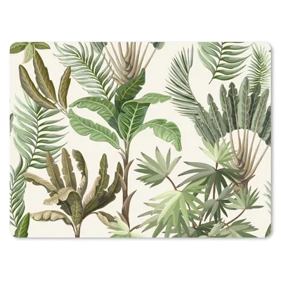Produktbild von MuchoWow® Mauspad Mousepad Dschungel - Palme - Bananenstaude - Kinder - Natur - Pflanzen 23x19 cm - Mousepads - Maus Mat - Pad - Mausunterlage - Schreibtischunterlage - Mauspad