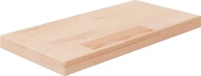 Produktbild von Regalboden/Wandregal, 40x20x2,5 cm Unbehandeltes Massivholz Eiche - Hängeregal CC20574