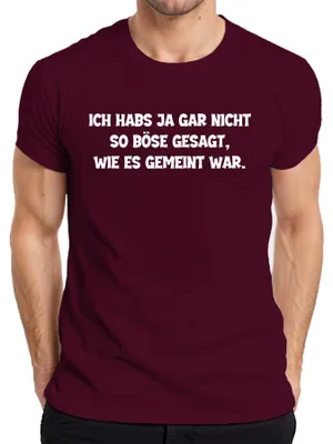 Obrázok produktu pre Nepovedal som to tak zle, ako som to myslel vtipné sarkastické výroky Pánske tričko, bordová, 3XL