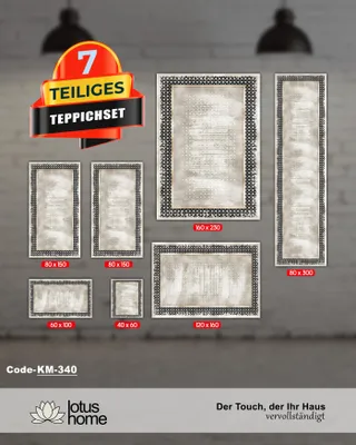 Produktbild von 7-teiliges Teppich-Set KM-340.