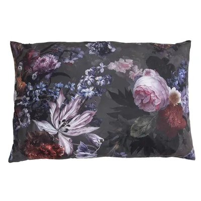 Produktbild von Clayre & Eef Dekokissen 60x40 cm Grün Synthetisch Blumen