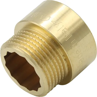Produktbild von Messing Fitting Hahnverlängerung 3/4" Zoll x 15mm DN20