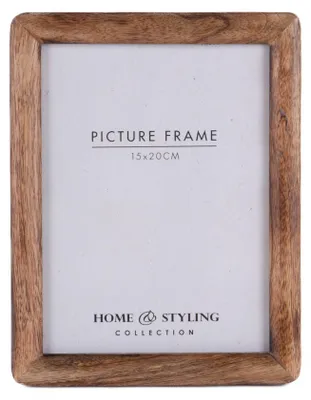 Produktbild von Fotorahmen, stehend, aus Mangoholz, 23 x 2 x 28 cm