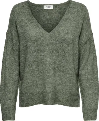 Produktbild von ONLY 15207823, Pullover, Erwachsener, Weiblich, Grün, XS, V-Ausschnitt