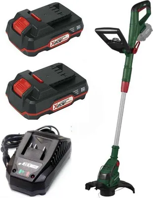 Produktbild von PARKSIDE Akku-Rasentrimmer PRTA 20-Li , mit 2 x Akku + Ladegerät, X 20 V Team