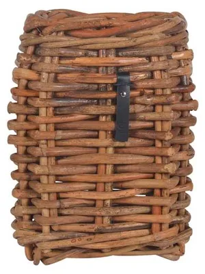 Produktbild von A2 Living Rattan Korb MINI Eckig  27x40 Blumentopf Blumenkübel Pflanzkorb Rattan