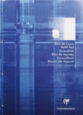 Immagine prodotto di Blocco da lavoro Clairefontaine, DIN A4, a scacchiera, 100 fogli
