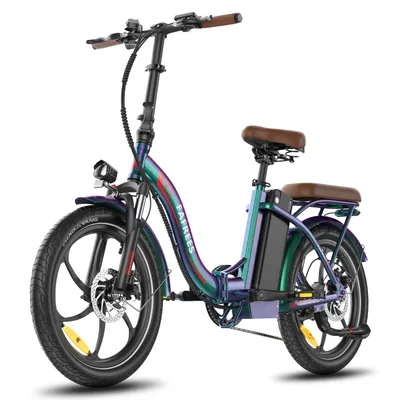 Produktbild von E-Bike 20 Zoll Rostbeständigkeit Aluminiumlegierung 36 V 25 Ah 900 Wh bis zu 130 - 180 km Wasserdicht IP54 mit 7 Gang, Grün
